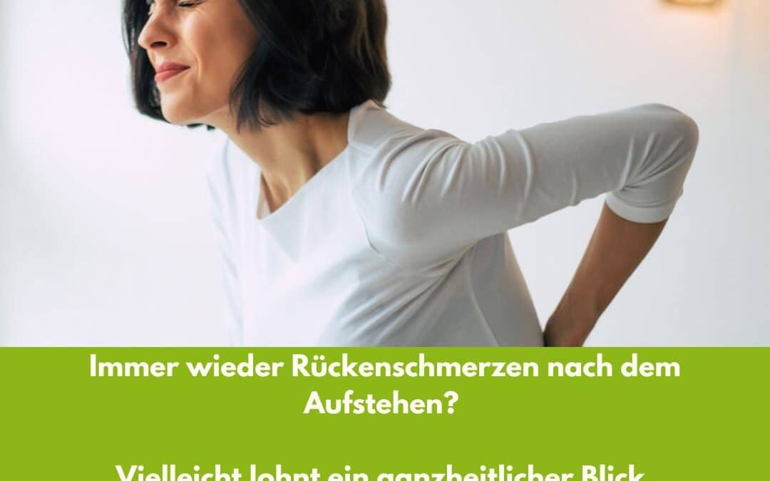 Rückenschmerzen am Morgen? Was dein Körper dir sagen will