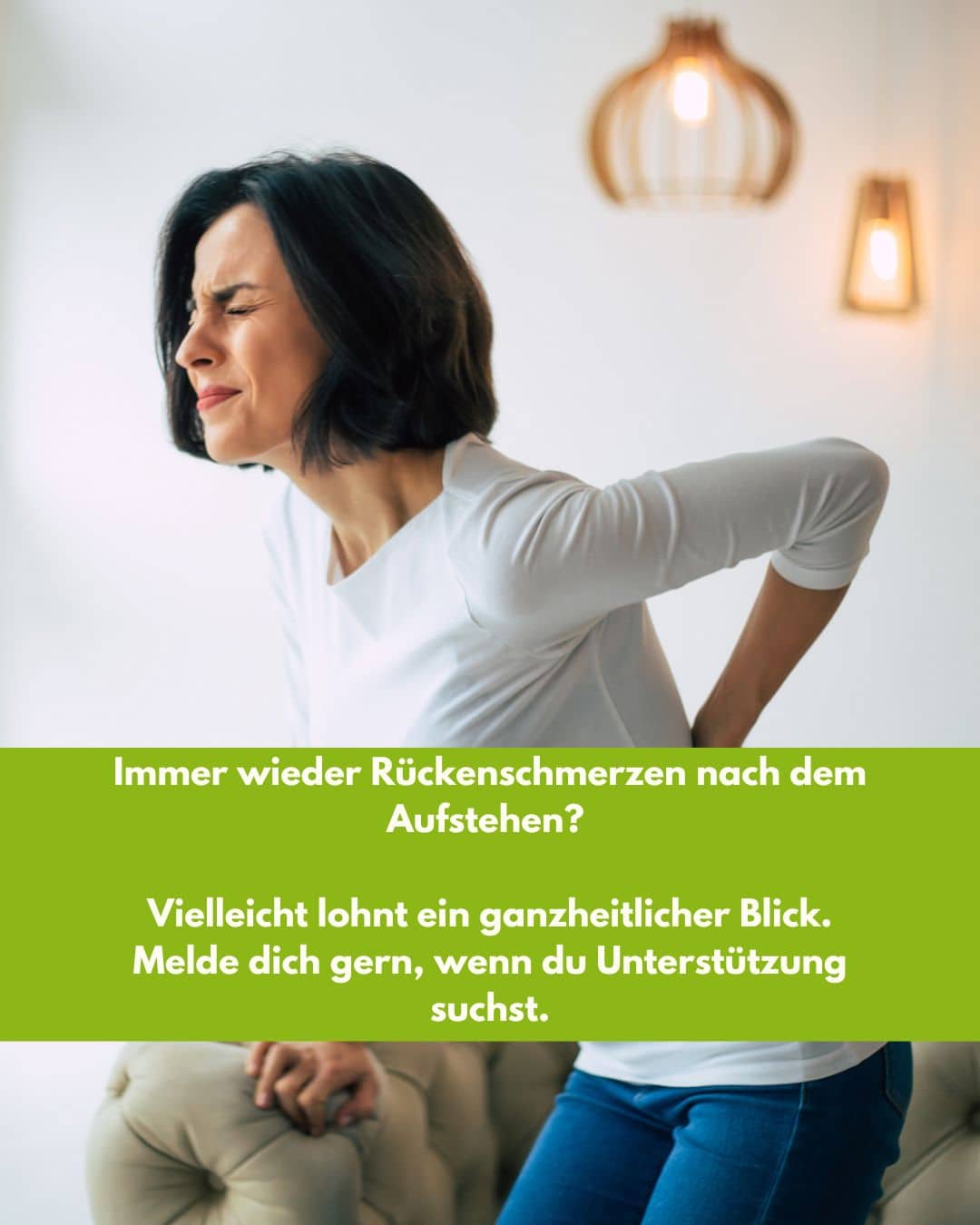 Rückenschmerzen am Morgen? Was dein Körper dir sagen will