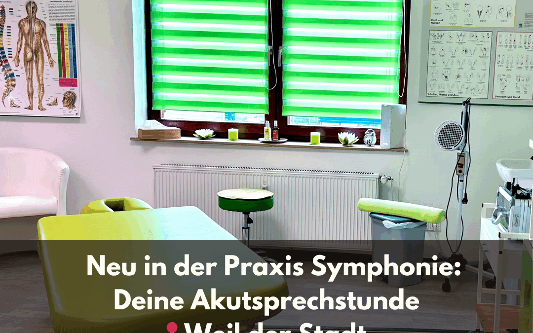 🩷 Neu in der Praxis Symphonie – Deine Akutsprechstunde bei akuten Schmerzen