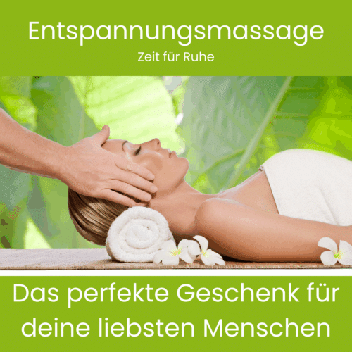 Entspannungsmassage Gutschein